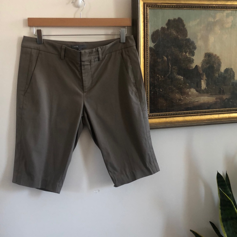 NWOT Vince Stretch Cotton Bermuda Shorts